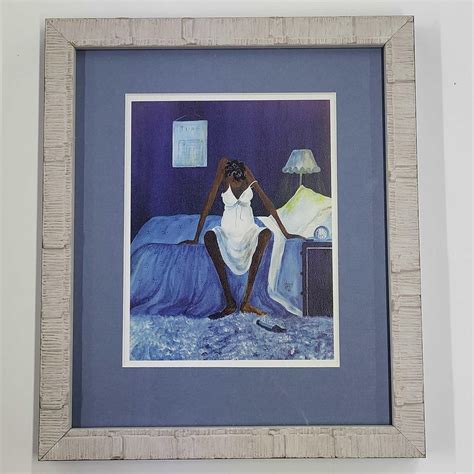 Blue Monday by Annie Lee, Framed Art Mini Print, African American Art ...