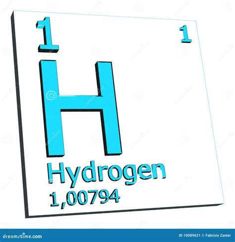 Hydrogen Periodic Table Of The Elements Vector Illustration Eps 10 | CartoonDealer.com #164759429