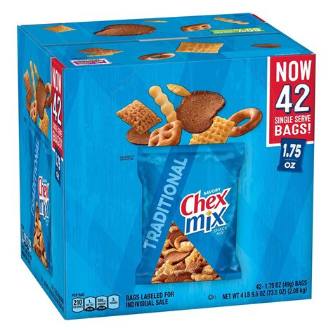 Chex Mix Traditional Savory Snack Mix (42 pk.) - Walmart.com