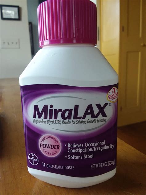 Is this the right kind of MiraLAX to use for colonoscopy? : r/colonoscopy