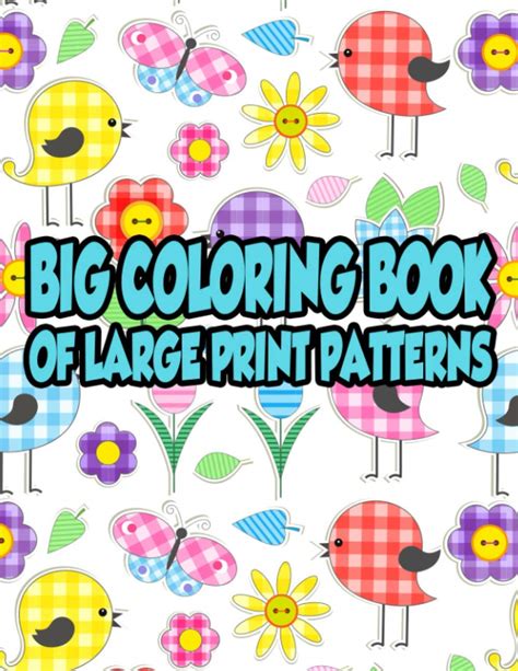 Big Coloring Book For Large Print Patterns: Calm India | Ubuy