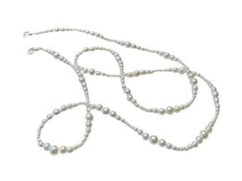 Buy GARALA Crystal Beaded Mask Holder Lanyard Mask Cain Necklace ...