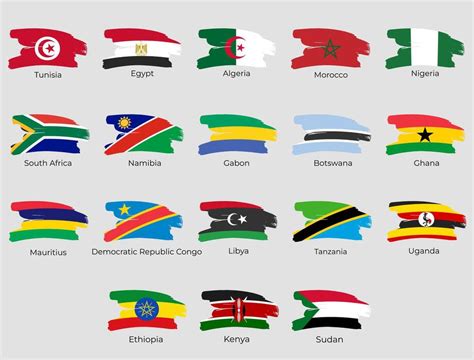 African Country Flags 的图像结果