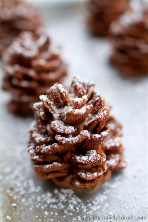 Edible Chocolate Pinecones | Recipe by My Name Is Snickerdoodle