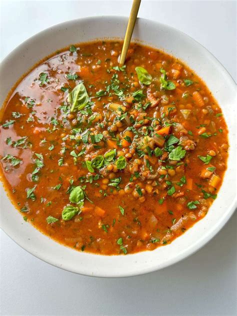 The Best Lentil Soup - The Modern Nonna
