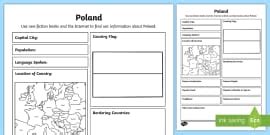 Greece Fact File Writing Template (teacher made)