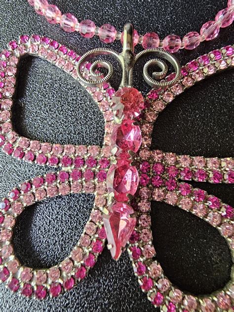 Tarina Tarantino "13 Going On 30" Y2K Swarovski Butterfly Necklace ...