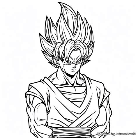 Cc Goku Coloring Pages