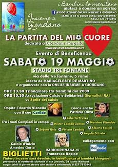 ciccolella candela la partita mio cuore il 19 maggio al tre fontane ciccolella candela la partita mio cuore il 19 maggio al tre fontane