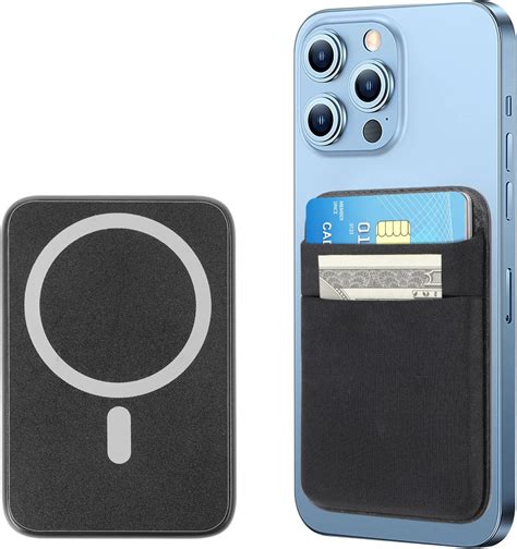 Amazon.com: SHANSHUI Wallet Compatible for Magsafe, Magnetic Phone ...