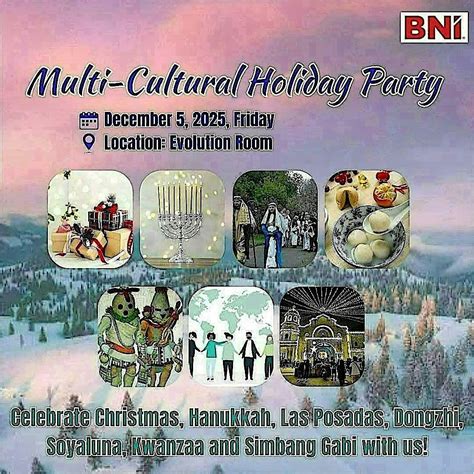 Multi - Cultural Holiday Party, Evolution Room | High Performance ...