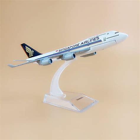 Sage Square 1:300 Singapore Airlines Boeing 747-412 Scale Metal Model ...