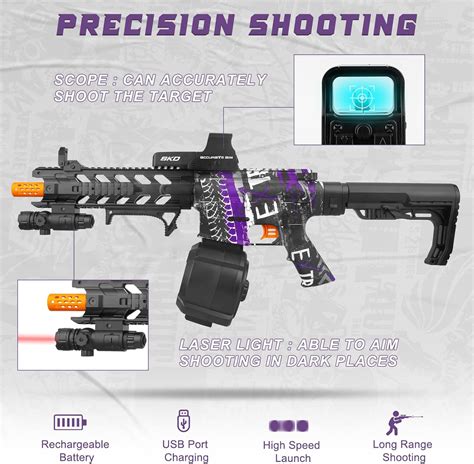 Multford Large Gel Splatter Blaster for Orbeez with Goggles India | Ubuy