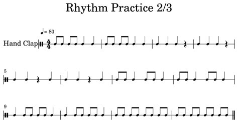 Image result for Rhythmic Clapping 2s