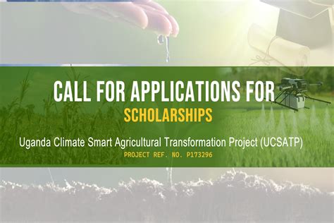 Uganda Climate Smart Agricultural Transformation Project (UCSATP) Scholarships – National ...
