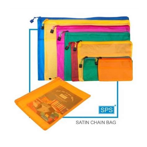 SPS Satin Zipper Pouch - B4 Size