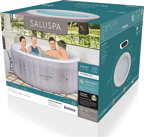 SaluSpa Cancun 4 Person Inflatable Hot Tub | SaluSpa Canada