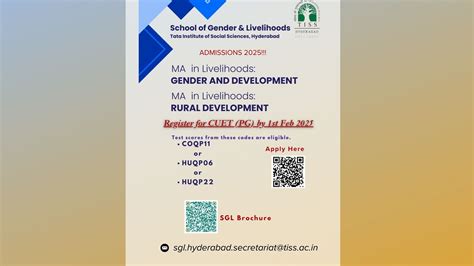 Announcement for Admission into MA in Livelihoods: Gender and ...