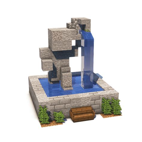 Minecraft Small Water Fountain