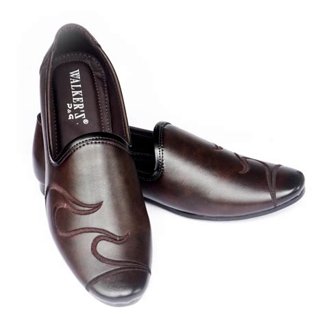 Walkers Brand Men's Mojari Jutti Ethnic Slipons Casual Loafers Shoes ...