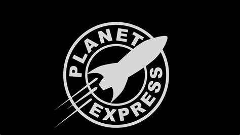 illustration, minimalism, artwork, logo, brand, Futurama, planet ...