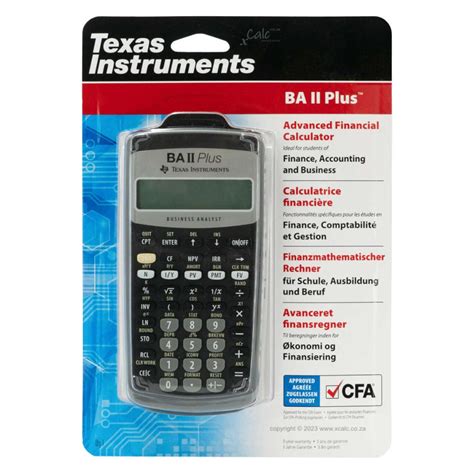 Texas Instruments BA II Plus™ calculator - xCalc Online Store