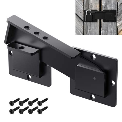 Retrok Self-Locking Gate Latch Carbon Steel Post Mounted Fence Gate ...
