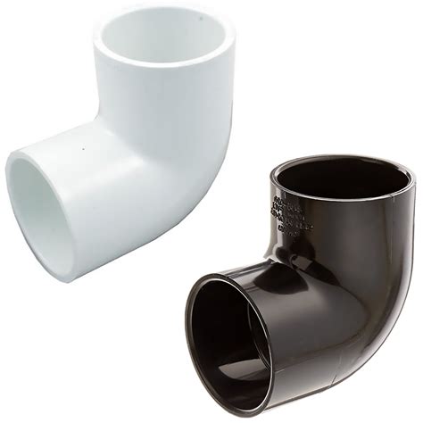 90 Degree Elbow, Schedule 40 PVC Fittings (406-020, 406-020B, 406-015 ...