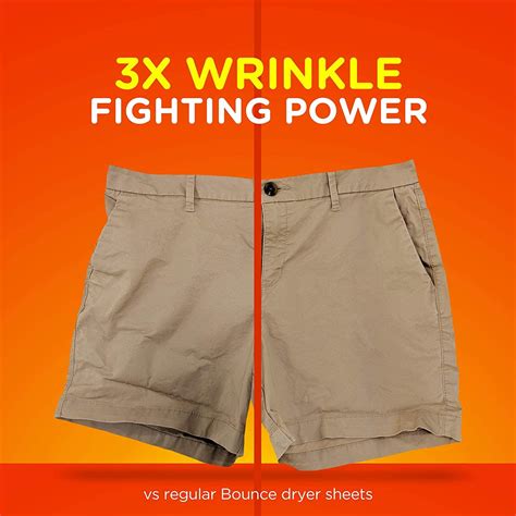 Bounce WrinkleGuard Mega Dryer Sheets - Unscented Fabric Softener and ...