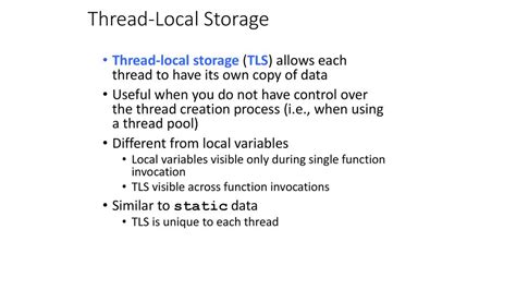 Thread Local Storage 的图像结果