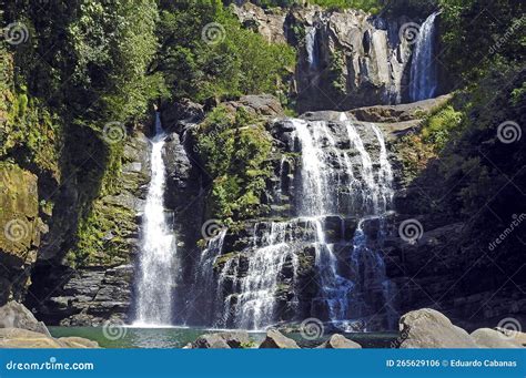 Nauyaca Waterfall Near Uvita, Costa Rica Stock Photo - Image of jungle ...
