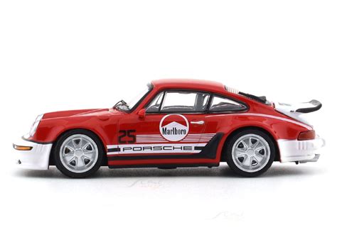 Porsche 911 964 Singer Marlboro 1:64 Rhino Model diecast scale model ...