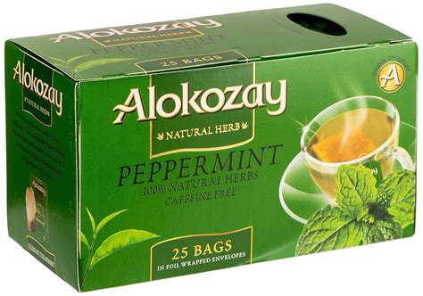 Alokozay Peppermint 25 Tea Bags, 45g : Amazon.in: Grocery & Gourmet Foods