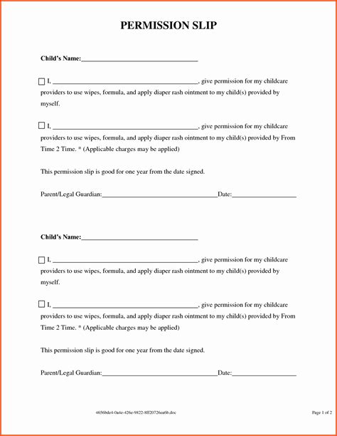 Permission Slip How to Make a Permission Slip: 11 Steps (with Pictures ...