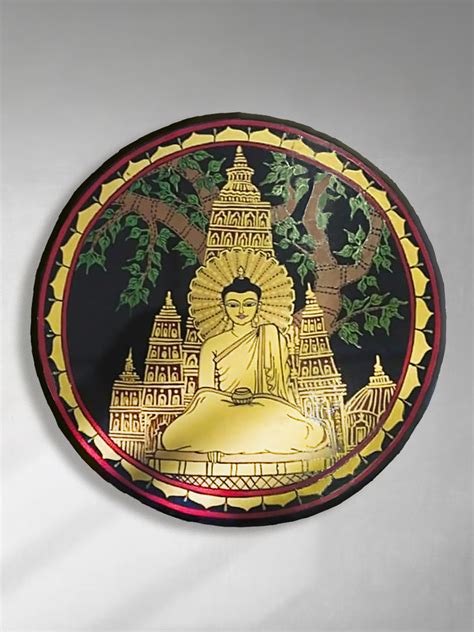 Add to Your Collection: Buddha Tikuli Art Wall Plates | Shop now!!
