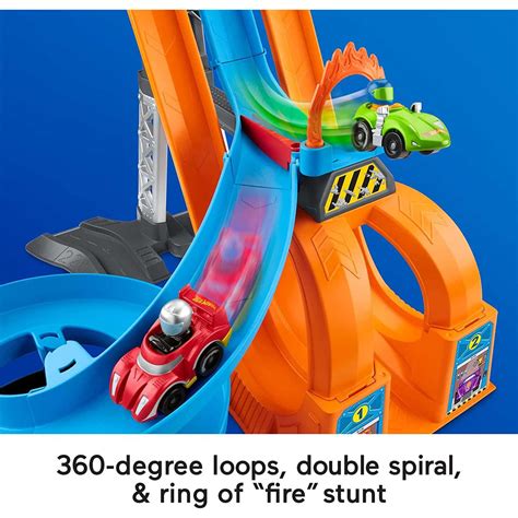 Fisher Price Hot Wheels Racing Loops Tower By Little People – S&D Kids