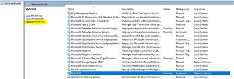 Image result for MySQL Service