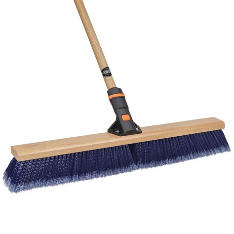 24" SWOPT Multi-Surface Premium Push Broom ââ‚¬â€œ 60" Comfort Grip ...