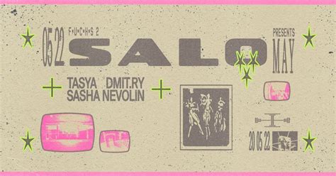 SALO XXL: Tasya / Sasha Nevolin / dMIT.RY, Fuchs2, Prague, 27 May 2022 ...