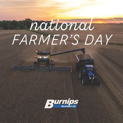#nationalfarmersday #thankafarmer | Burnips Equipment Company