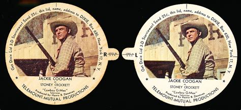 Lot Detail - 1954 Dixie Cup Ice Cream Large Lids (F5-20)- Jackie Coogan ...