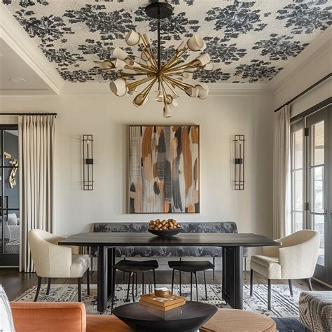 23 Stunning Ceiling Wallpaper Ideas for your Home - Aesther Living ...