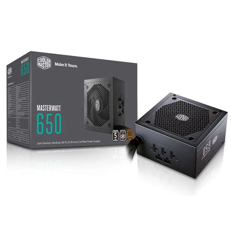 Amazon.in: Buy Cooler Master MasterWatt 650W Semi-fanless Modular 80 ...