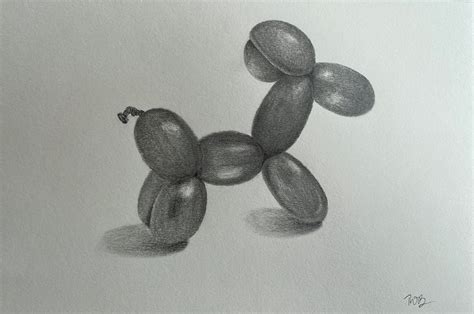 Original Art - pencil drawing of a balloon animal - munimoro.gob.pe