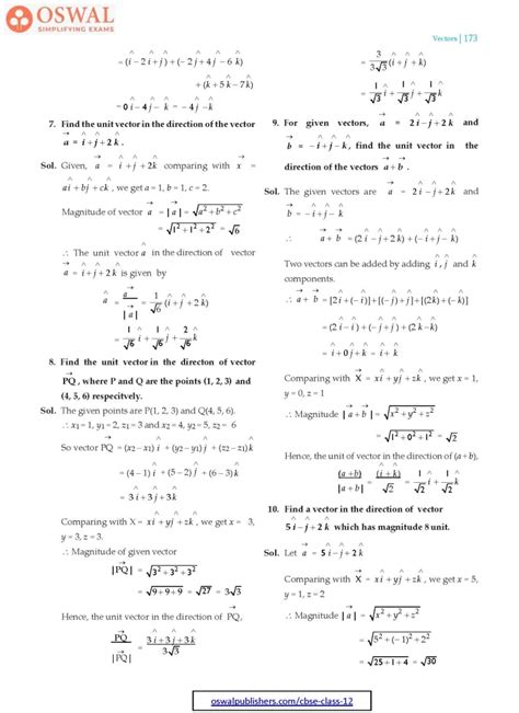 NCERT Solutions for Class 12 Maths Chapter 10 Vectors