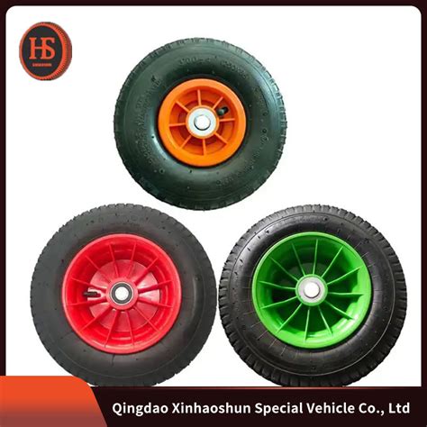 Garden Carts With Wheels 4-Pack 10-Inch Solid Rubber Wheels - Heavy ...