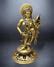 Buy Large Pure Bronze Apsara Holding a Mirror Sculpture 54" - Budhshiv.com
