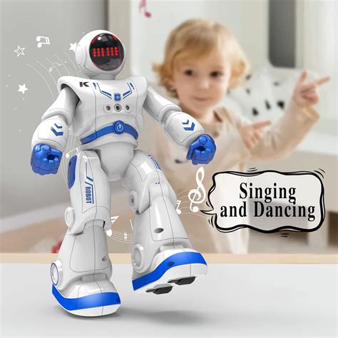 Buy JECAURS RC Robot Toys for Kids,Rechargeable Intelligent ...