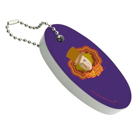 Buy Willy Wonka and The Chocolate Factory Willy Wonka Floating Keychain ...