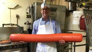 New York's Feltman's set Guinness World Record for largest hot dog